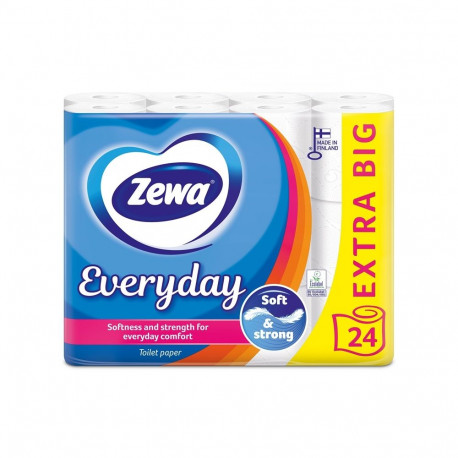 TOILET PAPER ZEWA EVERYDAY 3PLY 24RL