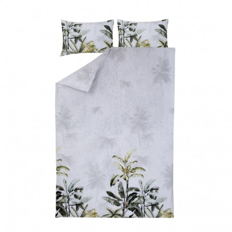 Voodipesukomplekt Banana Tree satiin 160x200cm