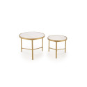 TABLE COFFEE FATIMA D63-48CM WHITE