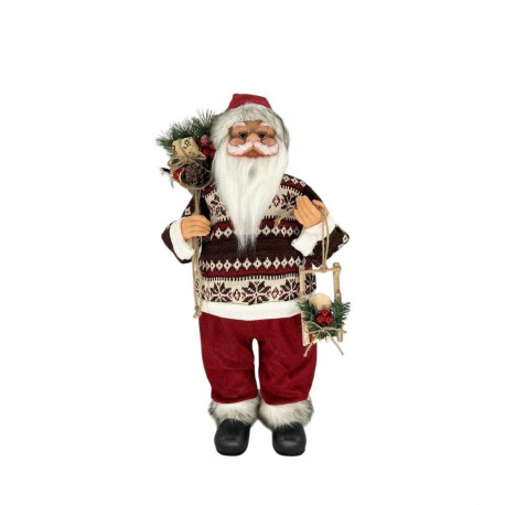 DECORATION SANTA CLAUS W SWEATER H60CM
