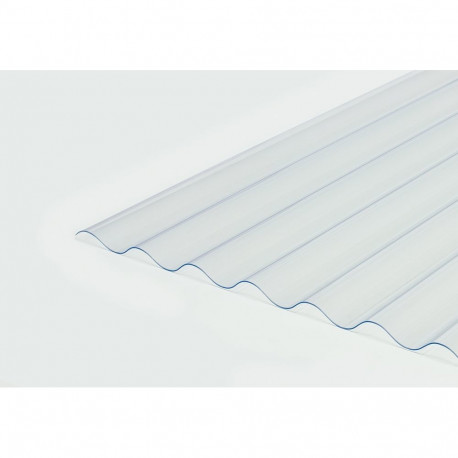 PVS SHEET SINUS 0.7X900X2000MM CLEAR