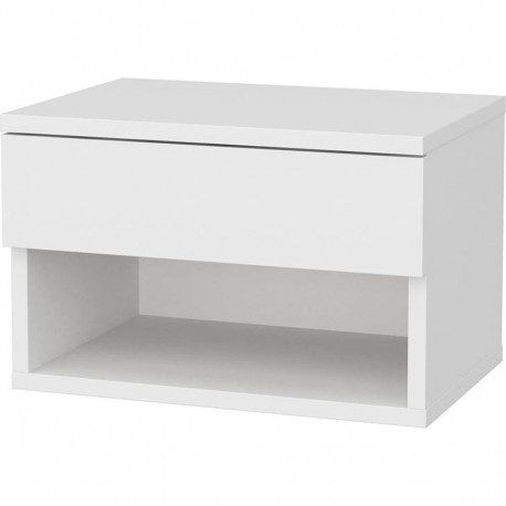 BEDSIDE TABLE WHITE 29X44.6X31.9CM