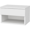 BEDSIDE TABLE WHITE 29X44.6X31.9CM