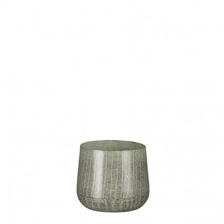 Benson ümmargune helehall pott - H10XD12CM