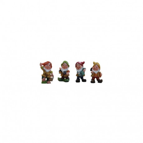 DECORATION GNOME 4 MIX 11.5X10.5X20.5CM