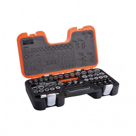 Bahco S530T 53-osaline padrunvõtmete komplekt