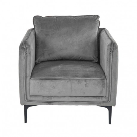 ARMCHAIR LIGHT GREY MAKULA