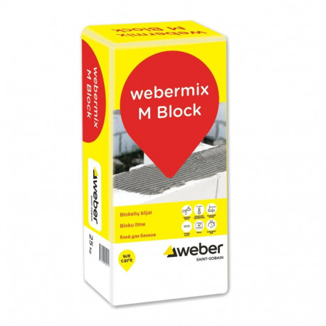 ADHESIVE WEBER M BLOCK 25KG (48)