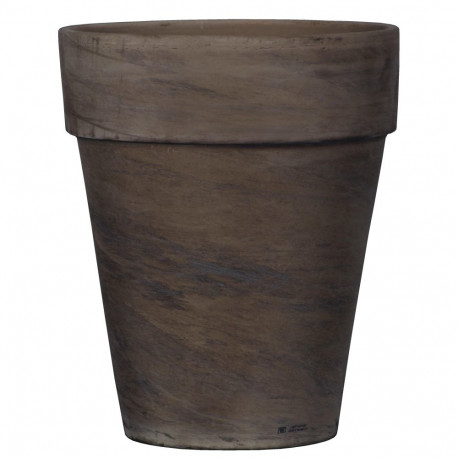Lillepott BASALTXL 11cm tumepruun