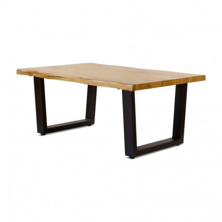 COFFEE TABLE DOMOLET 90X60X39 WOOD/BLACK