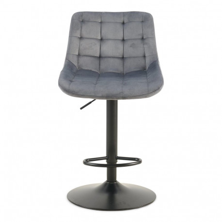 BAR CHAIR AINEKI GRAY VELVET