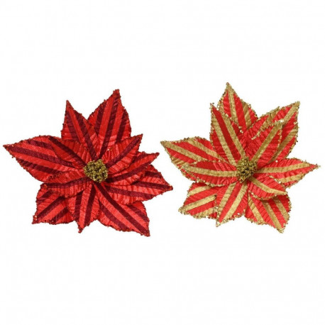 FLOWER ARTIFICIAL POINSETTIA D27CM