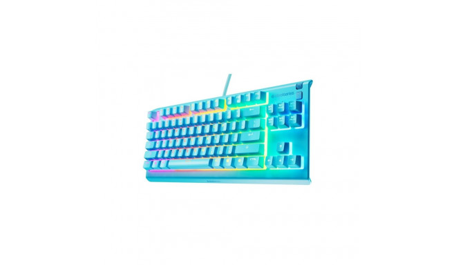 KEYBOARD STEELSERIES APEX3 TKL AQUA