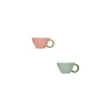 MUG 200ML FLORAL 2 DIFFERENT DESIGNS