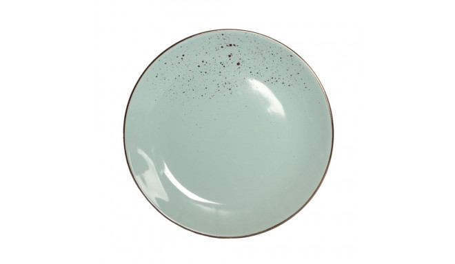 SALAD PLATE WITH SPECKLE MINT 19.5CM