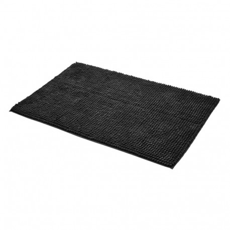 CHENILLE BATH MAT BLACK 60X40 HCO-0588C