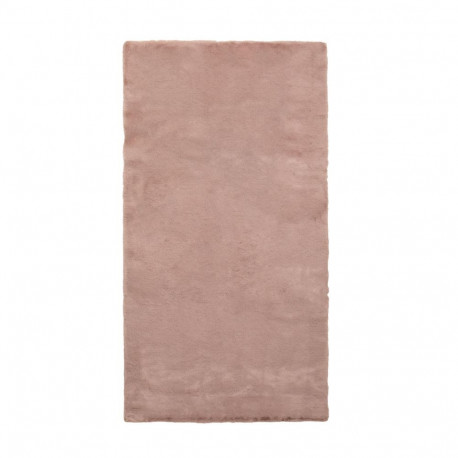 FAKE RABBIT FUR 80X150CM RECTANGLE PINK