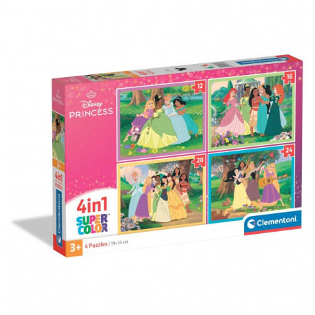 mängupusle 4in1 Disney Princess 21746
