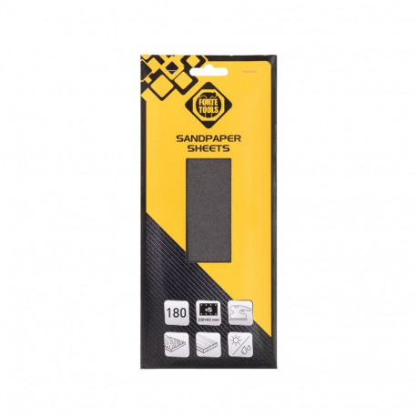 SAND PAPER W HOLES NO180 93X230 5PCS FT