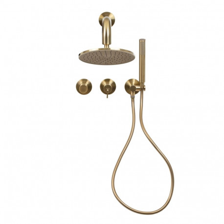 CONC SHOW SET W/ SHOW HEAD SILIA BR GLD