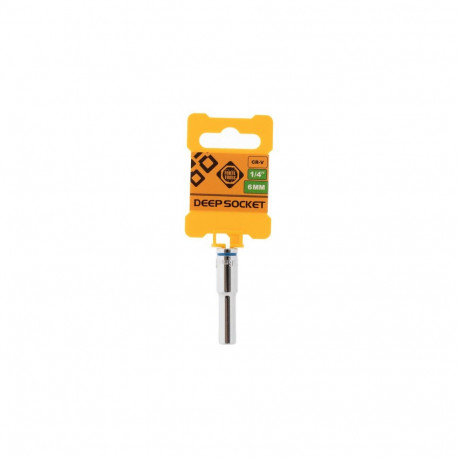 SOCKET 1/4 6MM LONG