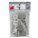 HINGE EXTERNAL CLIP ON SOFT D35 107° 2PC