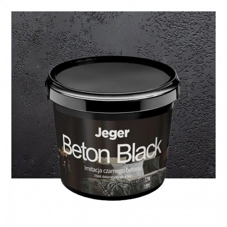 PLASTER DECOR JEGER BETON BLACK 7KG