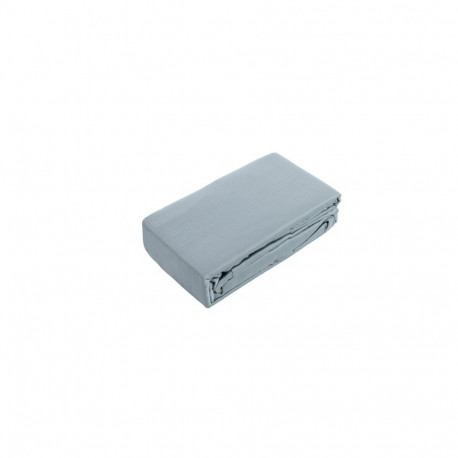 FITTED SHEET SATEEN 160X200+25 GREY