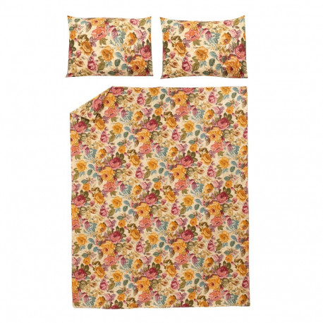voodipesukomplekt lilleline KSL puuvill 200x220CM