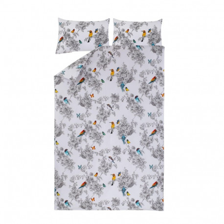 BED COV SET Bird Wilde SATEEN 160x200CM