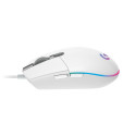Logitech G102 Lightsync valge mänguhiir