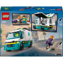 TOY CONSTRUCT EMERGENCY AMBULANCE 60451