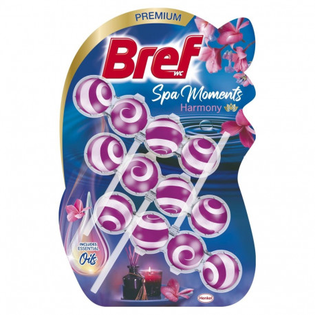 WC CLEANER-FRESH BREF SPA MOM HAR 3X50G