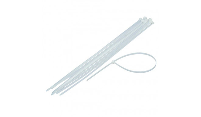 CABLE TIES 4.5X250MM 100PCS WHITE