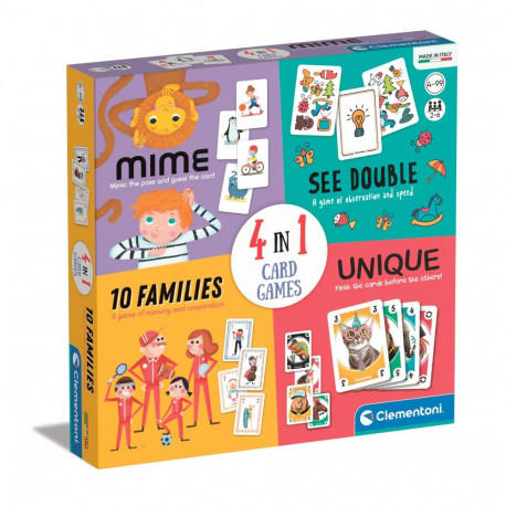 BOARD GAME 4IN1 CARD GAMES 50831