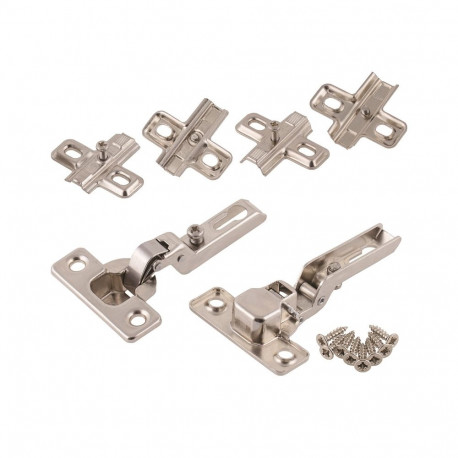 HINGE SET CUPD 26 MM 95 HALF OVERLAY