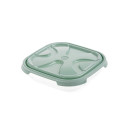 FOOD CONTAINER SQUARE NORDIC GREEN 0.55L