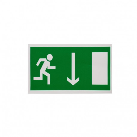 kleebis EXIT paremale alla 100x180mm