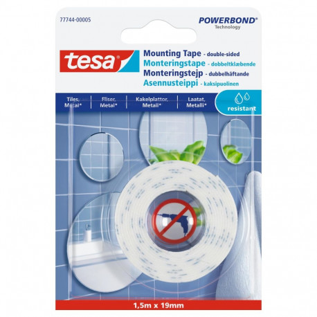 TAPE DOUBLE-SIDED 1.5MX19MM FOR MIRRORS