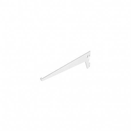 BRACKET SINGLE SLOT 300 MM WHITE