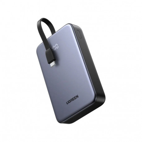 Ugreen Power Bank 20,000mAh 20W 45762 Built-in Cable Grey