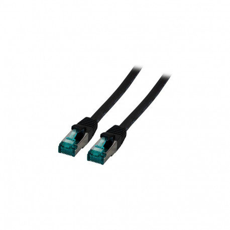 "EFB RJ45 Patchkabel S/FTP Cat.6A LSZH 25.00m schwarz"