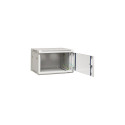 "19"" Wandgehäuse Flat Pack 6HE, Tiefe 450 mm, grau"