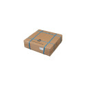 "19"" Wandgehäuse Flat Pack 12HE, Tiefe 600 mm, grau"