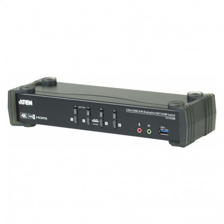 "ATEN CS1924M 4-Port USB 3.0 4K DisplayPort MST KVM Switch"