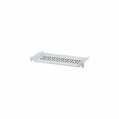 riiul 19" 1HE T=250mm max. 10kg RAL7035, hall