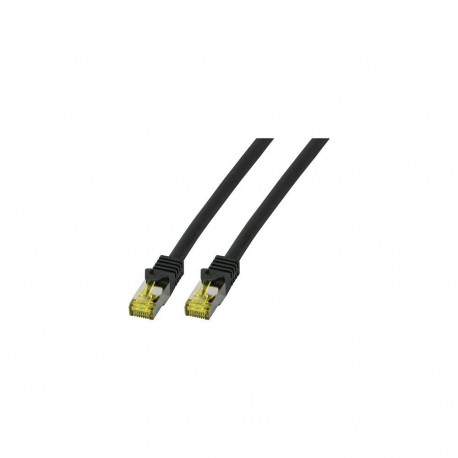 "EFB RJ45 Patchk. S/FTP Cat.6A LSZH Cat.7 Rohk. 25.00m schwar"