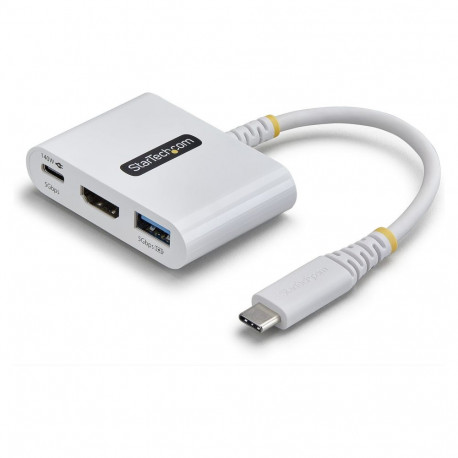 D StarTech USB-C-HDMI multiportadapter 140W PD laadimisvõimsus 4K 60Hz USB 5Gbps jaotur mini-dokk