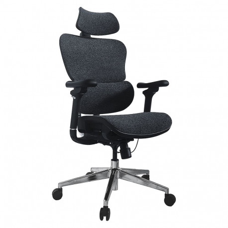Equip kerge ergonoomiline kontoritool jaemüügiversioon peatugi ja käetugedega, sinine/must