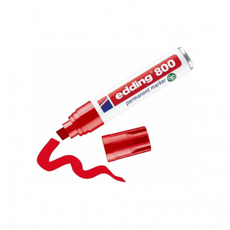 edding permanentmarker 800 4,0-12,0mm, punane